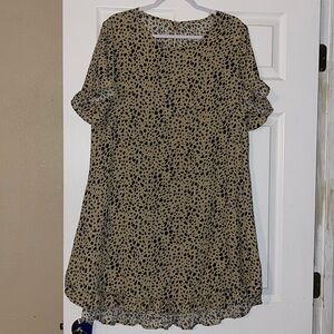 No Tag ( SHEIN ) 1X or XL Keyhole back High Low Dress